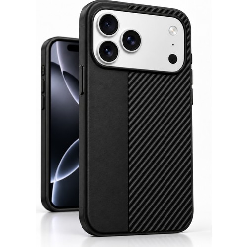 Coverzone iPhone 16e ile Uyumlu RidgeGuard Dokulu Kılıf