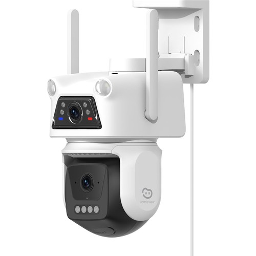 Tr View D320 3mp 2k Çift Lensli 360° Dönebilen Dış Mekan Wi-Fi Kamerası, Akıllı Hareket Taki