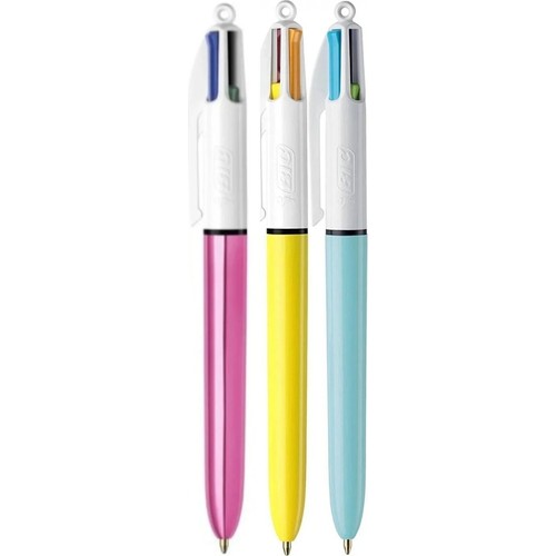 Bic 4 Volours Kawaii Tükenmez Kalem 3'lü Blister