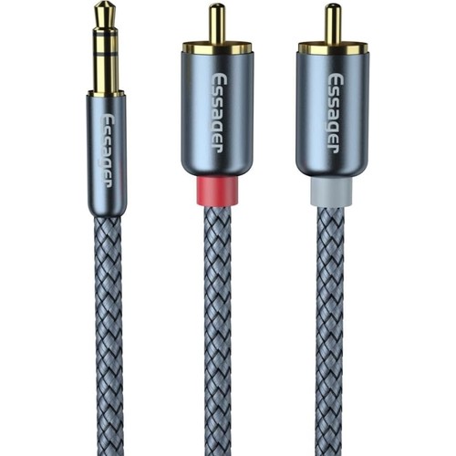 3.5mm Jack to RCA Kablo RCA Stereo Hifi Ses Sistemi Kablosu Kopmaz Kablo