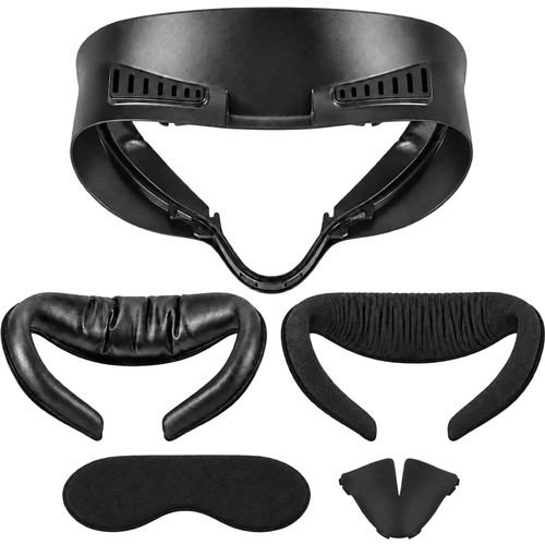 Ticaro Meta Quest 3s Uyumlu 5 Parça Yüz Pedi Seti, Pu ve Buz Ipeği Ped