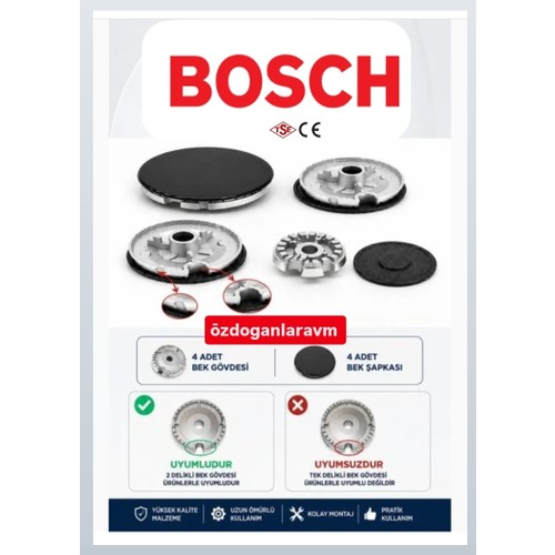 Parça Bosch Set Üstü Ocak Ve Fırın Düğme Takımı