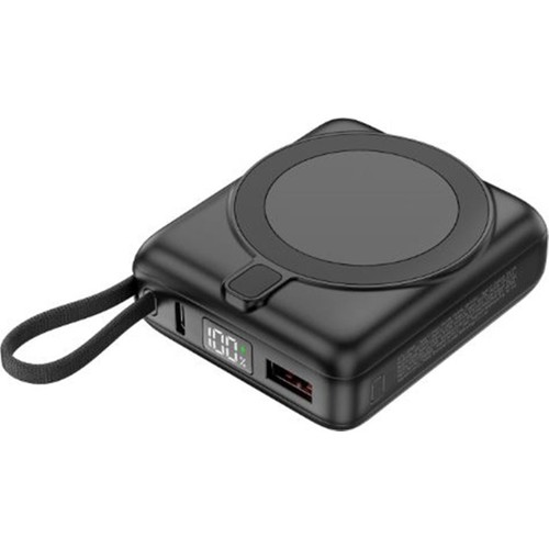 S-link M10L 10000mAh Magsafe 15W 18W Led Logo Şarj Cihazı Powerbank