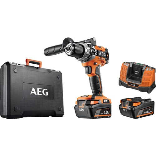 Aeg BSB18C2BL-402C 4935464097 kompakt darbeli matkap 18 V 13 mm 2 vel-2 x 4,0 Ah 65 Nm