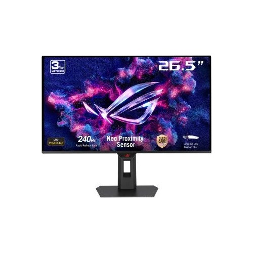 Asus Rog Strıx Qd-Oled 2k Qhd 0.03MS 500HZ Pıvot Gamıng 26.5'' Monitör