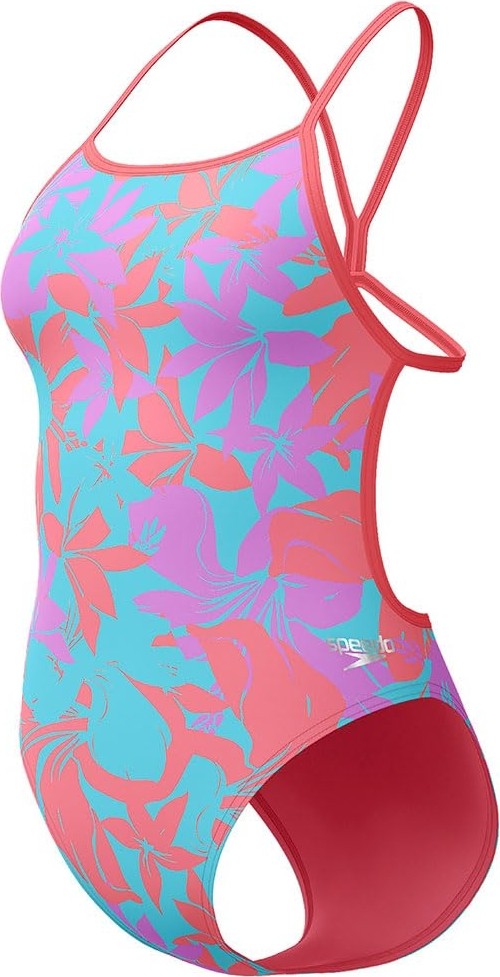 Die Grup Speedo Alov Digi Vbk Af Purple Kadın Yüzücü Mayosu 8-1284318093 Mor görsel 3