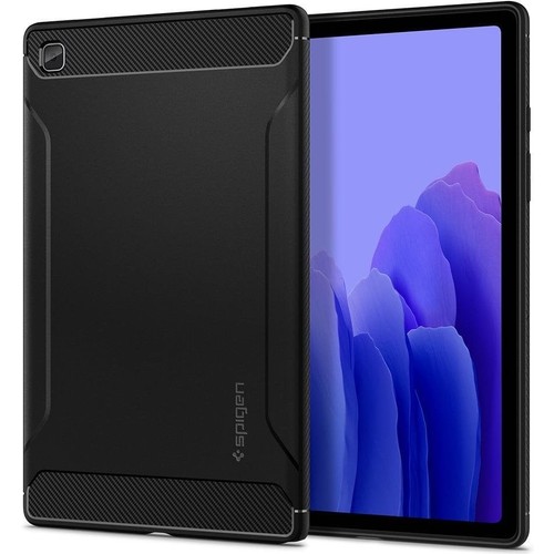 Spigen Samsung Galaxy Tab A7 ile Uyumlu Kılıf Rugged Armor Black - ACS01562
