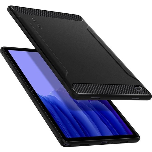 Spigen Samsung Galaxy Tab A7 ile Uyumlu Kılıf Rugged Armor Black - ACS01562