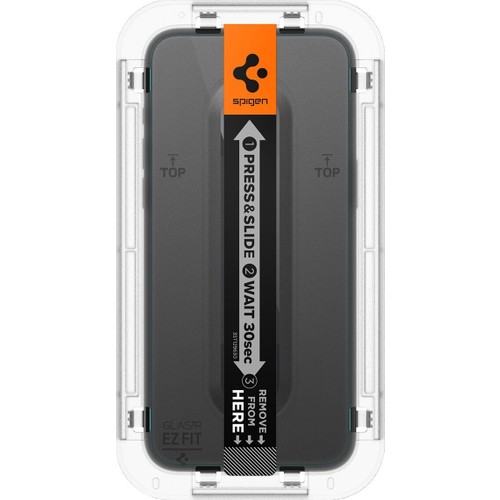 Spigen Apple iPhone 15 Pro ile Uyumlu Cam Ekran Koruyucu Kolay Kurulum GLAS.tR EZ Fit Slim HD (2 Adet) - AGL06892