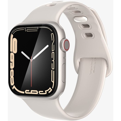 Spigen Apple Watch 41mm (Seri 9/8/7) Ekran Koruyucu Kolay Kurulum Pro Flex EZ Fit (2 Adet) - AFL04052