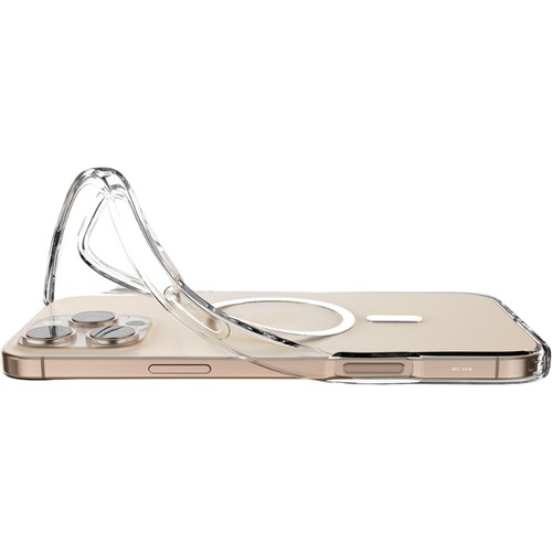 Spigen Apple iPhone 16 Pro Max ile Uyumlu ince MagSafe Kılıf Liquid Crystal Sararmaya Dayanıklı DuraClear™ Hava Kanalı Teknolojisi™ Askeri Sınıf Koruma MagFit Crystal Clear Şeffaf Kapak - ACS08387