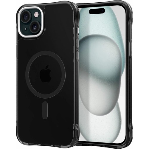 Spigen Ciel by CYRILL Apple iPhone 15 Plus ile Uyumlu Kılıf Ultra Sheer Mag MagSafe özellikli Black - ACS06682