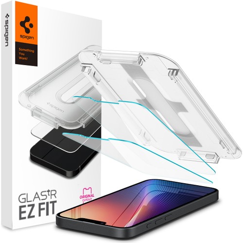 Spigen Apple iPhone 17e / 16e / 14 /13 Pro / 13 Cam Ekran Koruyucu Kolay Kurulum GLAS.tR EZ Fit Slim HD (2 Adet) - AGL03385