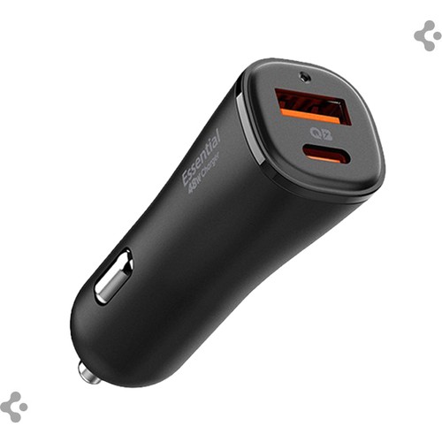 Spigen 48W USB-C 2 Port Araç içi Hızlı Şarj Aleti PPS Desteği Akım Korumalı Güç Adaptörü Çakmaklık iPhone & Android & iPad Type-C PD 3.0 30W + QC 3.0 18W - ACP08447