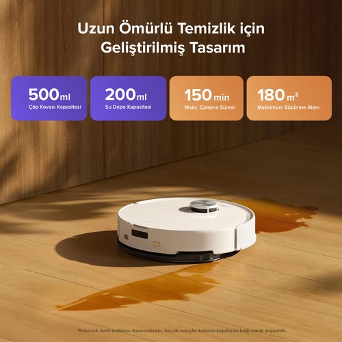 Roborock S8 Pro Akıllı Robot Süpürge - Beyaz