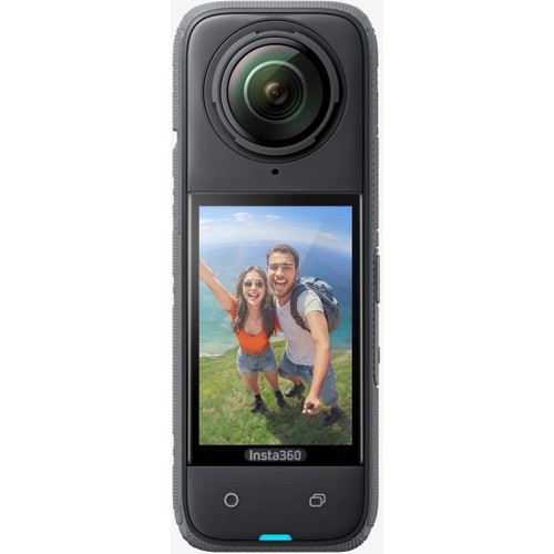 Spigen Insta 360 X4 ile Uyumlu Aksiyon Kameras Cam Ekran Koruyucu GLAS.tR Full Cover (2 Adet) Black - AGL09309
