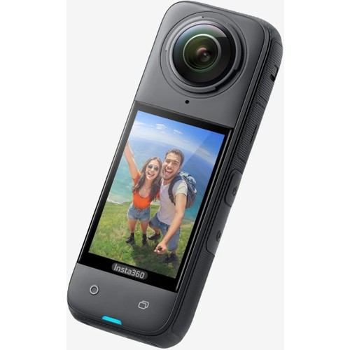 Spigen Insta 360 X4 ile Uyumlu Aksiyon Kameras Cam Ekran Koruyucu GLAS.tR Full Cover (2 Adet) Black - AGL09309