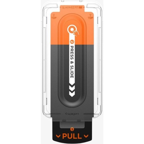 Spigen Samsung Galaxy S25 Edge ile Uyumlu Cam Ekran Koruyucu Kolay Kurulum GLAS.tR EZ Fit Pro HD - AGL09411