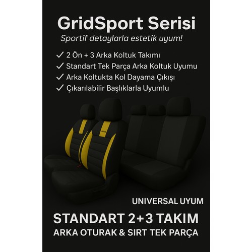 Trobus Chevrolet Spark 2005–2012 – Vira Gripdsport Serisi Deri Detaylı Standart100 Sertifikalı Araç Koltuk Kılıfı Seti Siyah - Mavi — alternatif görsel