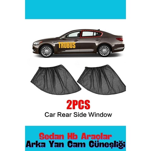 Toyota  Camry 2017 Ve Sonrası Sedan Uyumlu Yan Cam Güneşliği Ön veya Arka — alternatif görsel