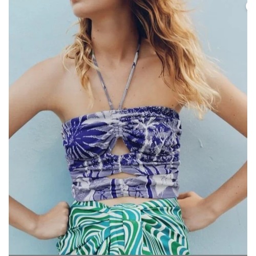 Allbucks Zara Cut Out Jakarlı Halter Top Büstiyer ABZRA0007
