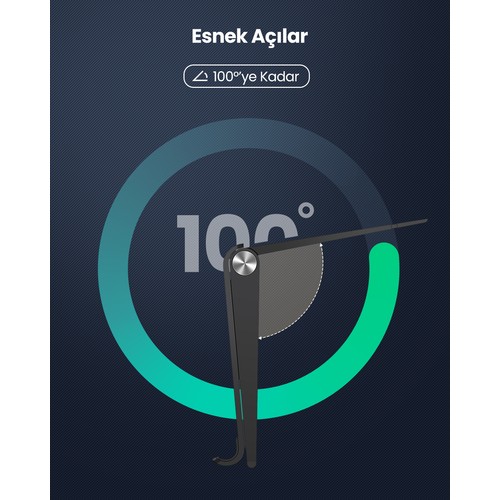 UGREEN Yükseklik Ayarlı Telefon Tutucu Standı, Siyah, 80903