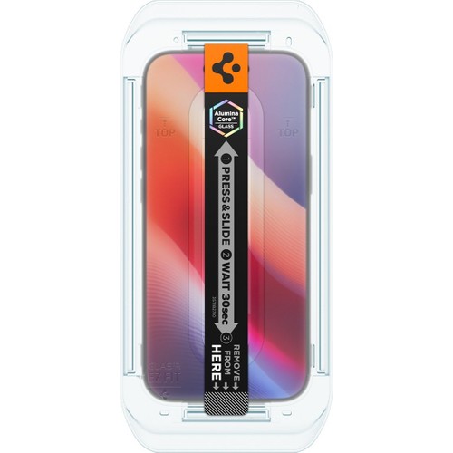 Spigen Apple iPhone Air ile Uyumlu Hayalet Cam Ekran Koruyucu AluminaCore™ iyonlaştırılmış Güçlendirilmiş Cam Teknolojisi Kolay Kurulum GLAS.tR EZ Fit Privacy HD (2 Adet) - AGL09862