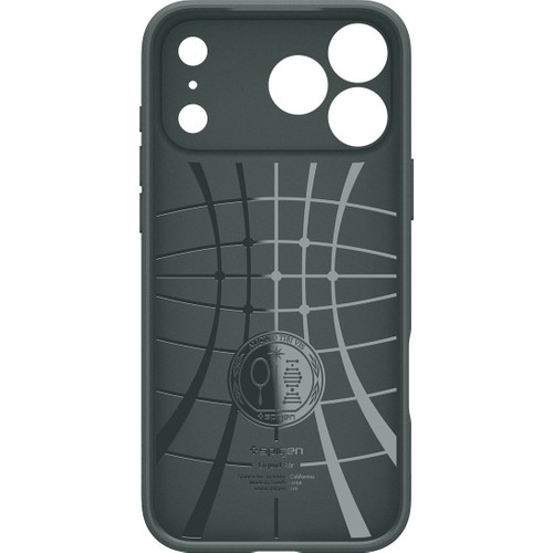 Spigen Apple iPhone 17 Pro ile Uyumlu ince Kılıf Liquid Air Hava Kanalı Teknolojisi™ Askeri Sınıf Koruma Abyss Green Dokulu Yüzey Kapak - ACS09944