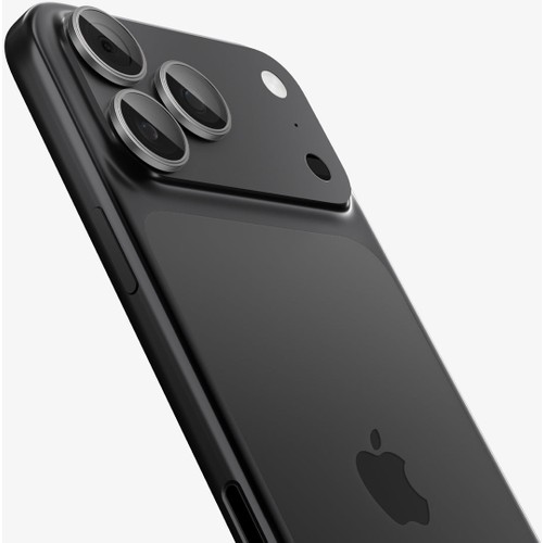 Spigen Apple iPhone 17 Pro Max / 17 Pro / 16 Pro Max / 16 Pro / 15 Pro Max / 15 Pro / 14 Pro Max ile Uyumlu Kamera Lens Camı Koruyucu Kolay Kurulum GLAS.tR EZ Fit Optik Pro (2 Adet) Gray - AGL10125