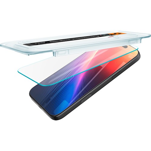 Spigen Apple iPhone 17 Pro Max / 16 Pro Max ile Uyumlu Cam Ekran Koruyucu AluminaCore™ iyonlaştırılmış Güçlendirilmiş Cam Teknolojisi Kolay Kurulum GLAS.tR EZ Fit Slim HD (2 Adet) - AGL07907