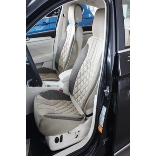 Subaru Outback 2010-2014 Trobus Elegance Ortopedik Araç Koltuk Minderi 5'li Set, Hava Yastığı Uyumlu Bej Koyu Bej — alternatif görsel