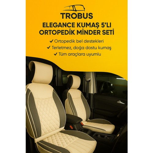Elegance Ergonomik 2’li Minder: Araç Koltuklarında Pratik Konfor ve Şık Görünüm