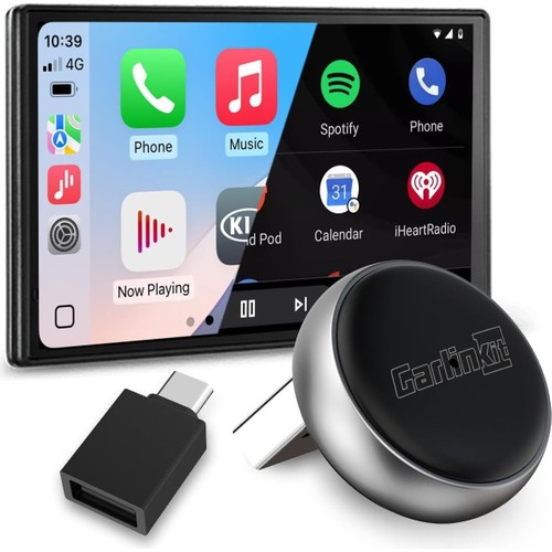 Carlinkit Mini Ultra 3 Kablosuz Carplay ve Android Auto Adaptörü –  iPhone ve Android 11+ Destekli, Usb-A / Type-C Tak Çalıştır, Hızlı ve Stabil Bağlantı