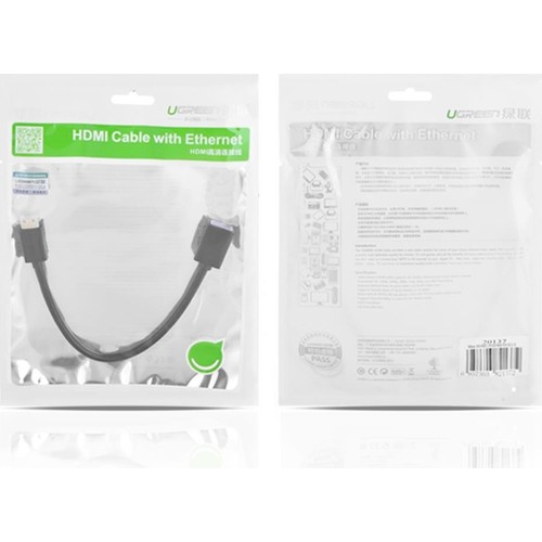 UGREEN Mini HDMI Erkek - HDMI Dişi Adaptör Kablo 22 cm, Siyah, 20137