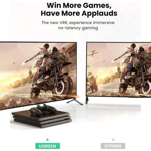UGREEN 8K 60Hz Ultra HD HDMI 2.1 Görüntü Aktarma Kablosu, 1 Metre, 80401