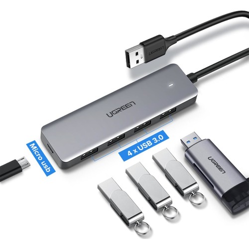 UGREEN 4 Portlu USB 3.0 Hub USB Çoklayıcı Adaptör, 50985