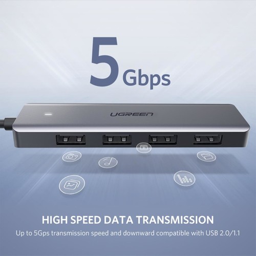 UGREEN 4 Portlu USB 3.0 Hub USB Çoklayıcı Adaptör, 50985