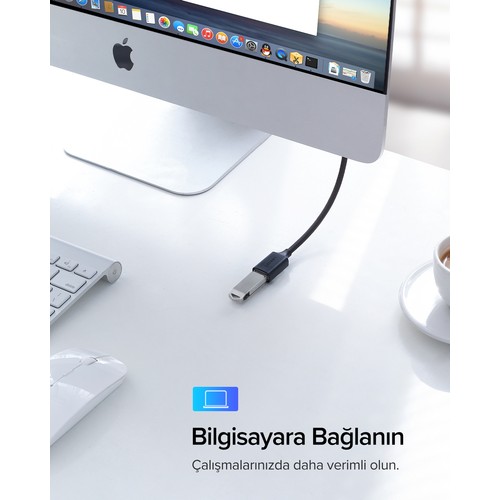 UGREEN USB Uzatma Kablosu, 2 Metre, 10316