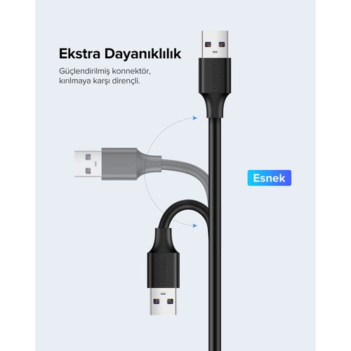 UGREEN USB Uzatma Kablosu, 2 Metre, 10316