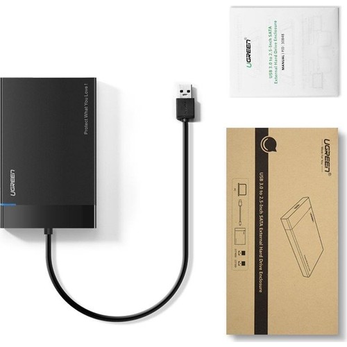 UGREEN USB 3.0 2.5 İnç Harici HDD/SSD Disk Kutusu, 30847