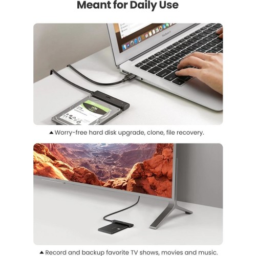 UGREEN USB-A 3.0 to 2.5-Inch SATA Dönüştürücü Adaptör, 70609