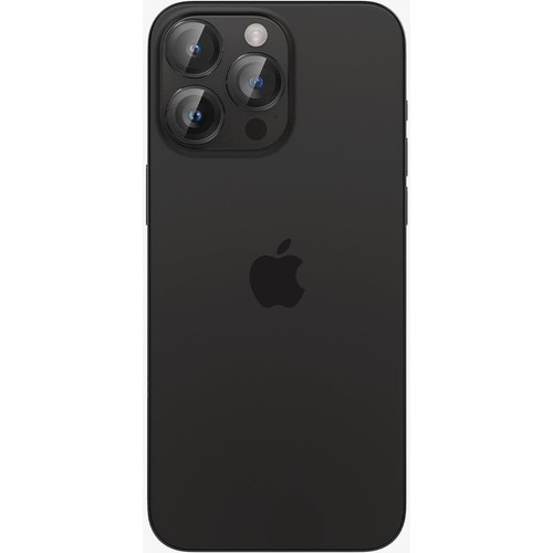 Spigen Apple iPhone 17 Pro Max / 17 Pro / 16 Pro Max / 16 Pro / 15 Pro Max / 15 Pro / 14 Pro Max ile Uyumlu Kamera Lens Camı Koruyucu Kolay Kurulum GLAS.tR EZ Fit Optik Pro 2 Adet Black - AGL05205