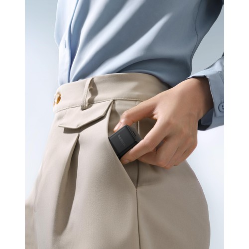 Baseus Palm 20W Hızlı Şarj Adaptörü USB-C Siyah Kompakt Tasarım ile Seyahat İçin Uygun