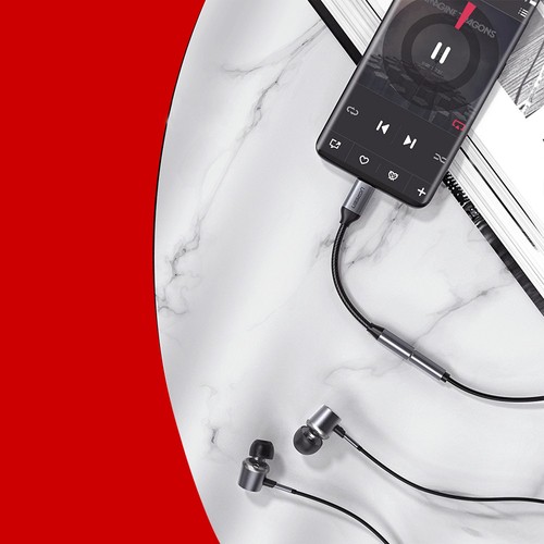 UGREEN Type-C to Aux Jak Kulaklık Adaptörü Kablo Dönüşütücü, Gümüş, 30632