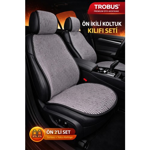 Örme Minder 2’li Ön Koltuk Seti: Araç Koltuklarında Pratik Konfor ve Şık Görünüm