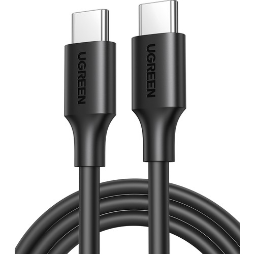 UGREEN USB-C 60W 3A QC PD Hızlı Şarj Kablosu, 1 m, Siyah, 50997