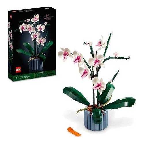LEGO® Botanicals Orkide 10311 – Yetişkinler için 5 Yaprak ve 2 Kök İçeren Dekoratif Yapay Bitki Modeli Yapım Seti (608 Parça)