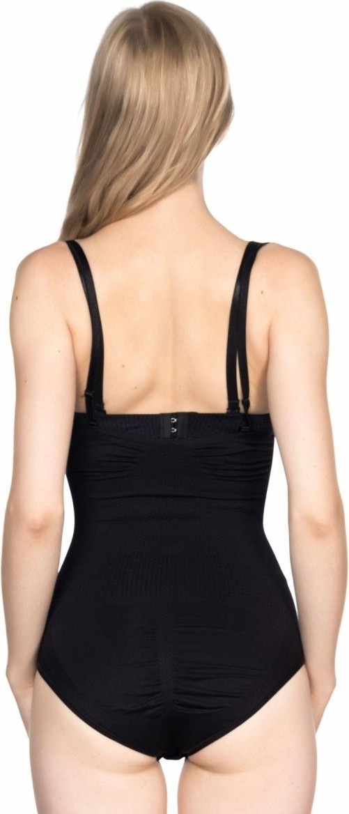 Hace Bazaar Siyah Göğsü Açık Body Korse -Hcb görsel 2