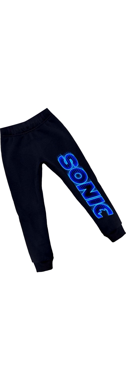 Sedirli Sonic Baskılı Çocuk Eşofman Takımı 3 Iplik Şardonlu Pamuklu Kumaş Kapüşonlu görsel 5