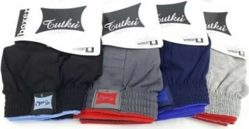 Tutku 6'lı Erkek Düğmeli Penye Rahat Kesim Boxer görsel 4